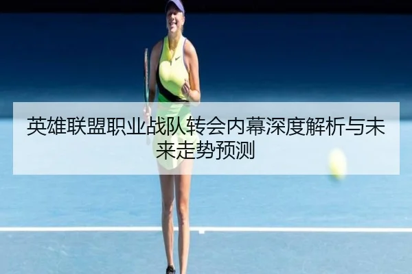 英雄联盟职业战队转会内幕深度解析与未来走势预测